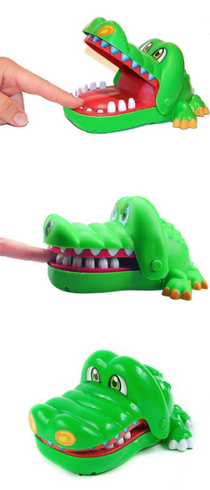Kajman "Chory ząbek" Zabawka